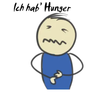 😖 Oh, boy... Cartoon, Krank, Magenschmerzen, Übelkeit whatsapp sticker
