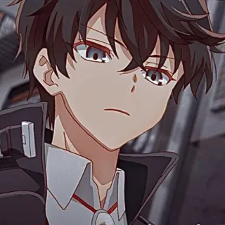 🚒 Anime, Con trai, nghiêm túc, ngầu, trang trọng telegram sticker
