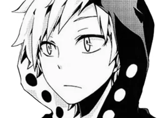 😶 anime, manga, character, hoodie, art telegram sticker
