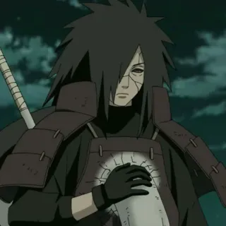 ⚖ Madara Uchiha Naruto anime, manga, ninja, uchiha, sharingan telegram sticker