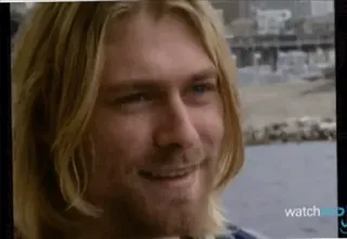 😅 Kurt Cobain เคิร์ต โคเบน, เนอร์วานา, นักดนตรี, นักร้อง, ผมบลอนด์, ภาพเหมือน, เพลง telegram sticker