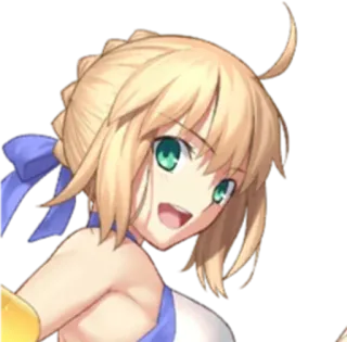 Artoria FGO telegram stickers