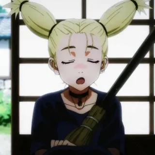 🧹 Utahime Iori Jujutsu Kaisen アニメ, キャラクター, 女性, 庵歌姫, 呪術廻戦, 可愛い telegram sticker