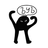 🗯 ъуъ Мем, Текст, Сленг, Русский whatsapp sticker