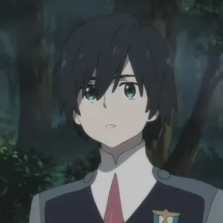 🍓 Hiro Darling in the Franxx Anime, Mâle, Personnage, Darling in the Franxx telegram sticker