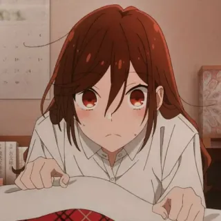 Kyouko Hori ; @DiaryNyaAl telegram stickers