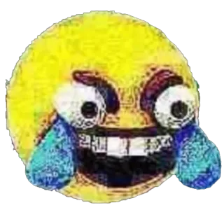 😂 Эмодзи, Плачущий, Смеющийся, Смешной, Мем telegram sticker