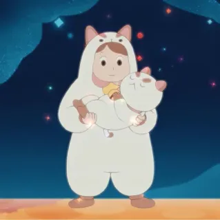ᤴ@DarkllShadow 🥯 Bee&Puppycat──暗. telegram stickers