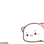 🚶♂️ Katze, süß, kawaii, Mochi telegram sticker