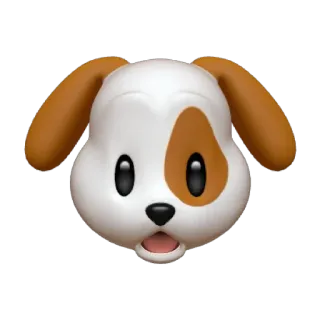 🐶 cane, animale, emoji, cucciolo whatsapp sticker