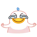 👌 만화, 닭, OK 제스처, 안경, 귀여운 whatsapp sticker