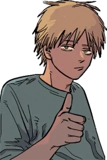 chainsaw man :: @fStikBot whatsapp stickers