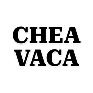 😡 CHEA VACA text, chea vaca telegram sticker