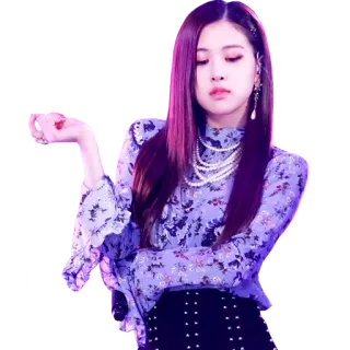 😏 Rose kpop, penyanyi, rose, blackpink, selebriti, perempuan, musik telegram sticker