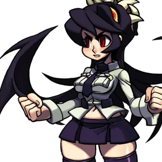 🌂 Filia Skullgirls Anime, Dessin animé, Jeu vidéo, Skullgirls, Filia telegram sticker