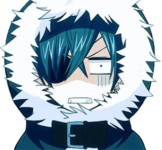 💨 Anime, Sudadera con capucha, Impactado, Dibujos animados, Personaje whatsapp sticker