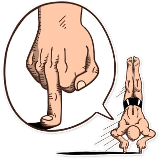 🖕 gestur ofensif, jari tengah, gestur tangan, penghinaan, kasar telegram sticker