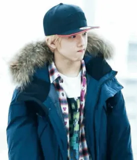 ◽️ personne, veste, portrait, hiver, chapeau, style telegram sticker