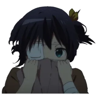 😴 аниме, девушка, милый, мультфильм whatsapp sticker