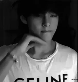 🎸 CELINE Mode, Celine, T-Shirt, Porträt, Mann, K-Pop whatsapp sticker