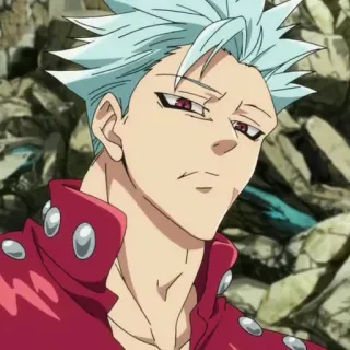 😒 Ban The Seven Deadly Sins Аниме, Манга, Семь смертных грехов, Бан, Грех Лиса telegram sticker