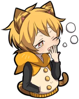 😪 애니메이션, 고양이, 졸린, 귀여운, 귀여운, 캐릭터 telegram sticker