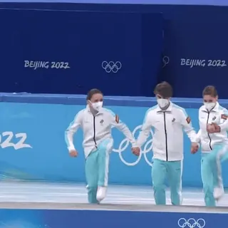 🥇 BEIJING 2022 Olimpiadi, Pechino 2022, Olimpiadi invernali, Atleti, Podio, Cerimonia telegram sticker