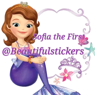 🖌 Sofia Sofia the First Sofia the First
@Beautifulstickers Sofia la Première, sirène, princesse, dessin animé, animé telegram sticker