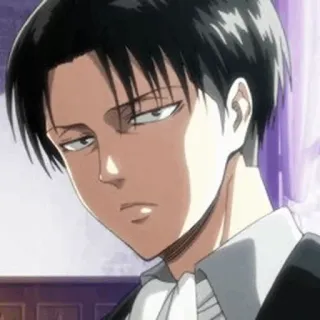 🤧 Levi Ackerman Attack on Titan Anime, Ataque a los Titanes, Levi, Levi Ackerman telegram sticker