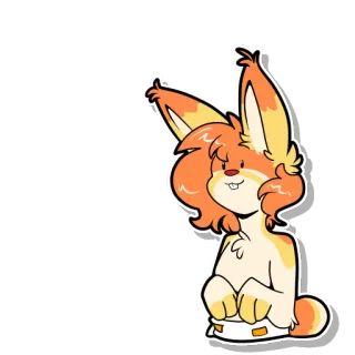 🙂 bunny telegram sticker