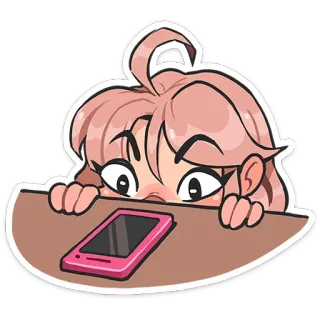 Детектив Энни • @TgSticker whatsapp stickers