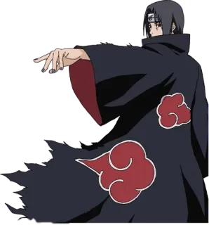 😶 Itachi Uchiha Naruto アニメ, 漫画, ナルト, イタチ, うちは telegram sticker