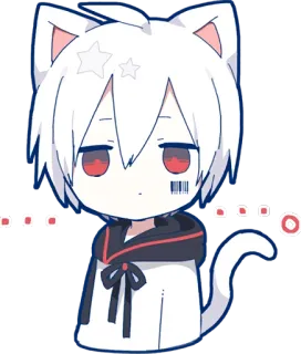 Mafumafu Sticker (cat) :: @line_stickers whatsapp stickers