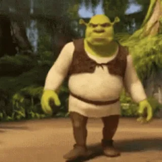 🤷‍♂️ Shrek Shrek, Oger, Cartoon, Film, Charakter, Animationsfilm, Dreamworks telegram sticker