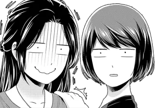 😖 anime, manga, shocked, confused, portrait, facial expression telegram sticker