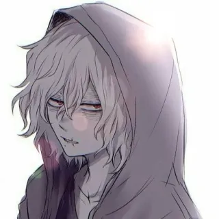 🦈 Tomura Shigaraki My Hero Academia anime, manga, villain, hoodie, shigaraki, tomura shigaraki telegram sticker