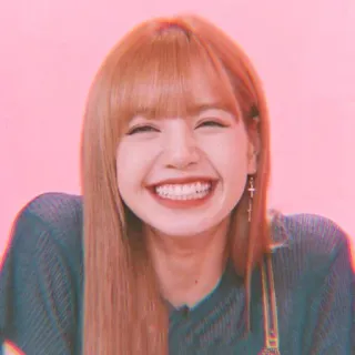 🐯 Lisa Lisa, Blackpink, K-Pop, Sängerin, Lächeln, Idol, Koreanisch, Weiblich telegram sticker
