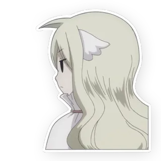 😒 Mavis Vermillion Fairy Tail Anime, Manga, Fairy Tail, Mavis Vermillion, Adesivo telegram sticker