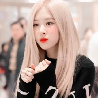 🐰 Rose Роуз, K-pop, певица, Blackpink, знаменитость telegram sticker