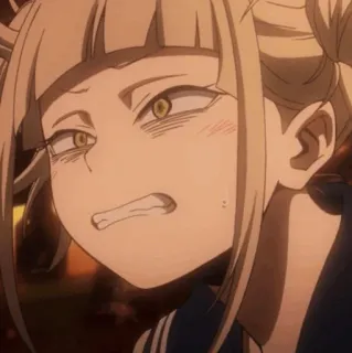 💉 Toga Himiko My Hero Academia anime, Toga, Himiko, My Hero Academia, character, fanart telegram sticker