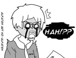 😨 HAH!?? telegram sticker