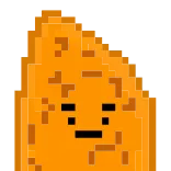 ๐ฉ makanan, kartun, keju, seni piksel telegram sticker
