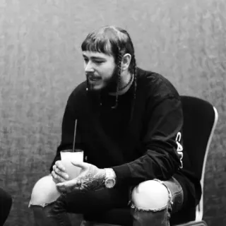 📀 Post Malone post malone, beroemdheid, zanger, muziek, tattoo, stijl telegram sticker