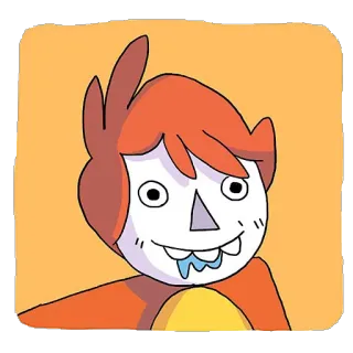 😋 만화, 캐릭터, 일러스트, 웃긴, 스티커 telegram sticker