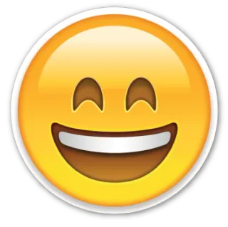 😄 Emoji, Faccina, Felice, Sorriso, Allegro telegram sticker
