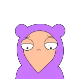 😞 Stewie Griffin Family Guy 斯图伊·格里芬, 恶搞之家, 卡通, 紫色帽衫, 可爱, 动画 telegram sticker