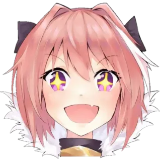 😍 Astolfo Anime, Lindo, Personaje, Trap, Astolfo, Fanart telegram sticker