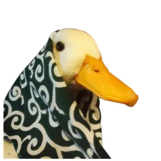 🦆 утка, животное, милый, птица, узор telegram sticker