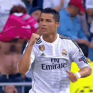 💪 Cristiano Ronaldo футбол, футбол, спортсмен, спорт, праздник, Реал Мадрид, Криштиану Роналду whatsapp sticker
