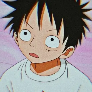 🌊 Monkey D. Luffy One Piece Anime, Manga, Pirat, Cartoon, Luffy telegram sticker